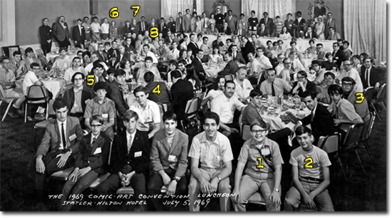 1969 NY Comic Art Convention  (''Seuling Con'') Luncheon Photo